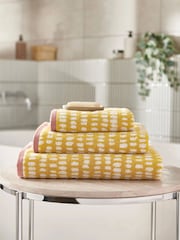 Copenhagen Home Ochre Cotton Arri Towel - Image 1 of 4