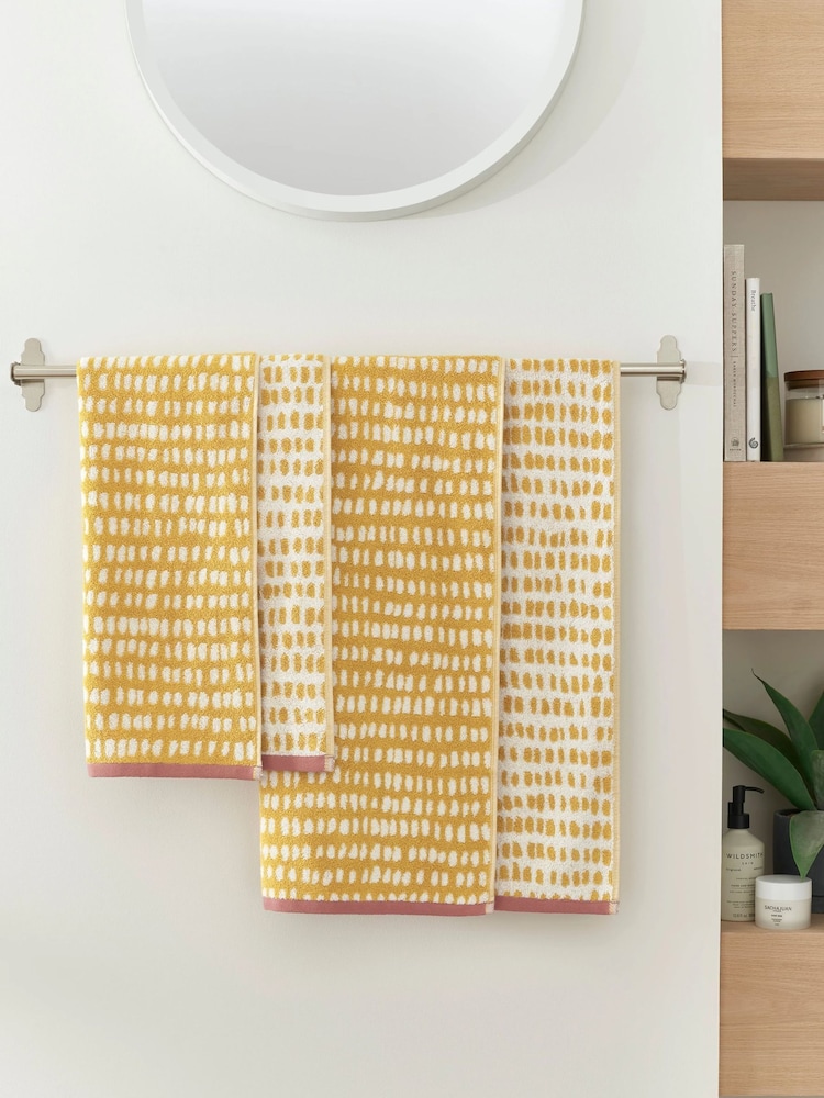 Copenhagen Home Ochre Cotton Arri Towel - Image 2 of 4