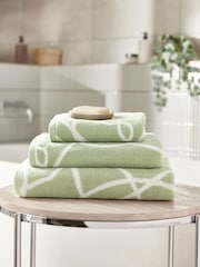 Copenhagen Home Sage Pablo Cotton Towel - Image 1 of 4