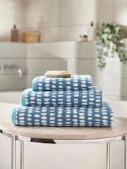 Copenhagen Home Blue Arri Towel - Image 1 of 5