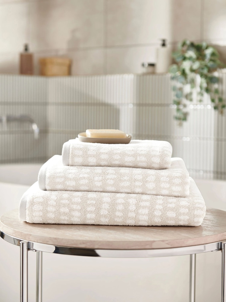 Copenhagen Home Natural Arri Cotton Towel - Image 1 of 4