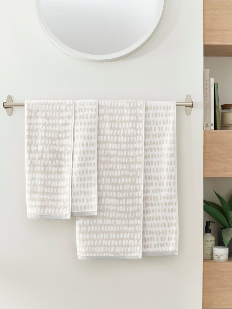 Copenhagen Home Natural Arri Cotton Towel - Image 2 of 4
