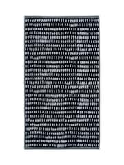 Copenhagen Home Black and White Arri Cotton Towel - Image 3 of 5