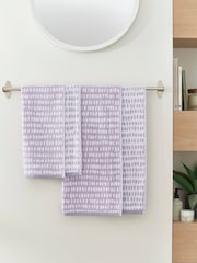 Copenhagen Home Soft Lavender Arri Cotton Towel - Image 2 of 4