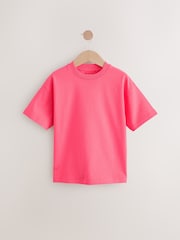 Soft Red Relaxed Fit Short Sleeve T-Shirt (3-16yrs) - Image 1 of 4