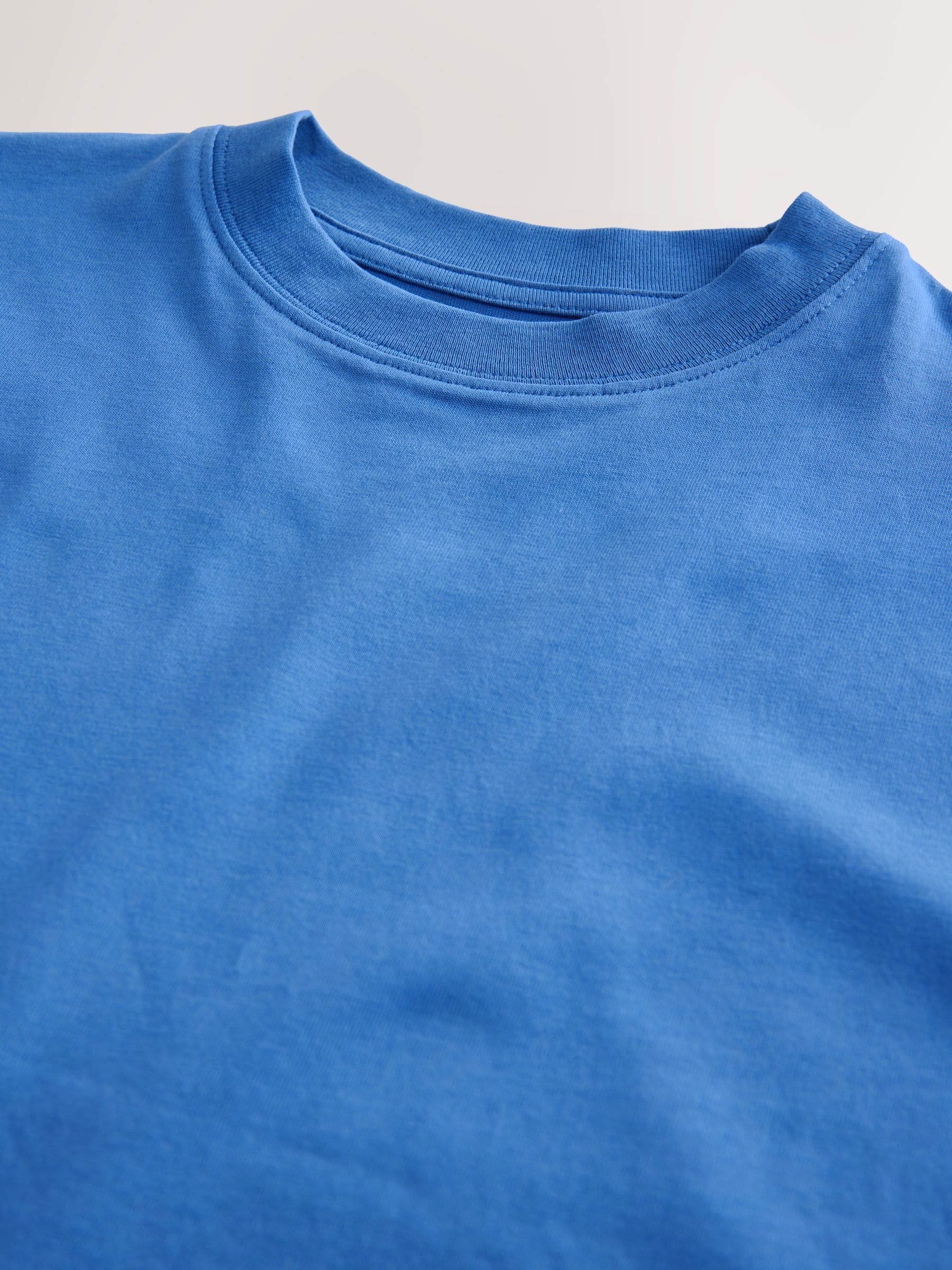 Buy Soft Blue Relaxed Fit Short Sleeve T-Shirt (3-16yrs) from Next USA
