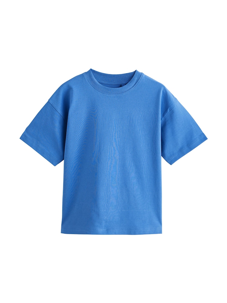 Soft Blue Relaxed Fit Short Sleeve T-Shirt (3-16yrs) - Image 5 of 5 Soft Blue Relaxed Fit Short Sleeve T-Shirt (3-16yrs) - Image 5 of 5