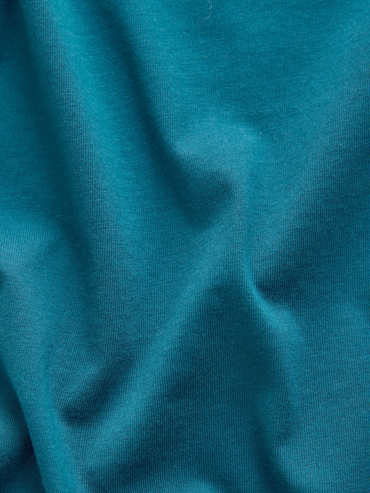 Teal Blue Relaxed Fit Short Sleeve T-Shirt (3-16yrs) - Image 4 of 4