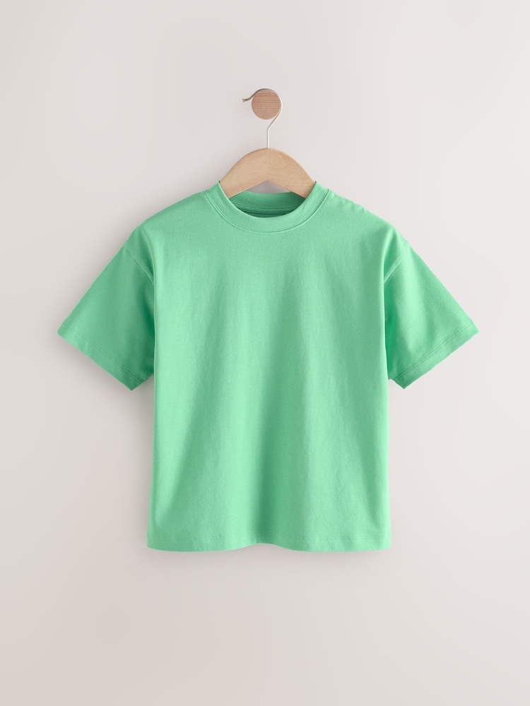 Green Relaxed Fit Short Sleeve T-Shirt (3-16yrs) - Image 1 of 4