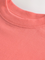 Peach Relaxed Fit Short Sleeve T-Shirt (3-16yrs) - Image 4 of 4
