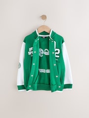 Green Graphic Print Bomber Jacket (3-16yrs) - Image 3 of 5