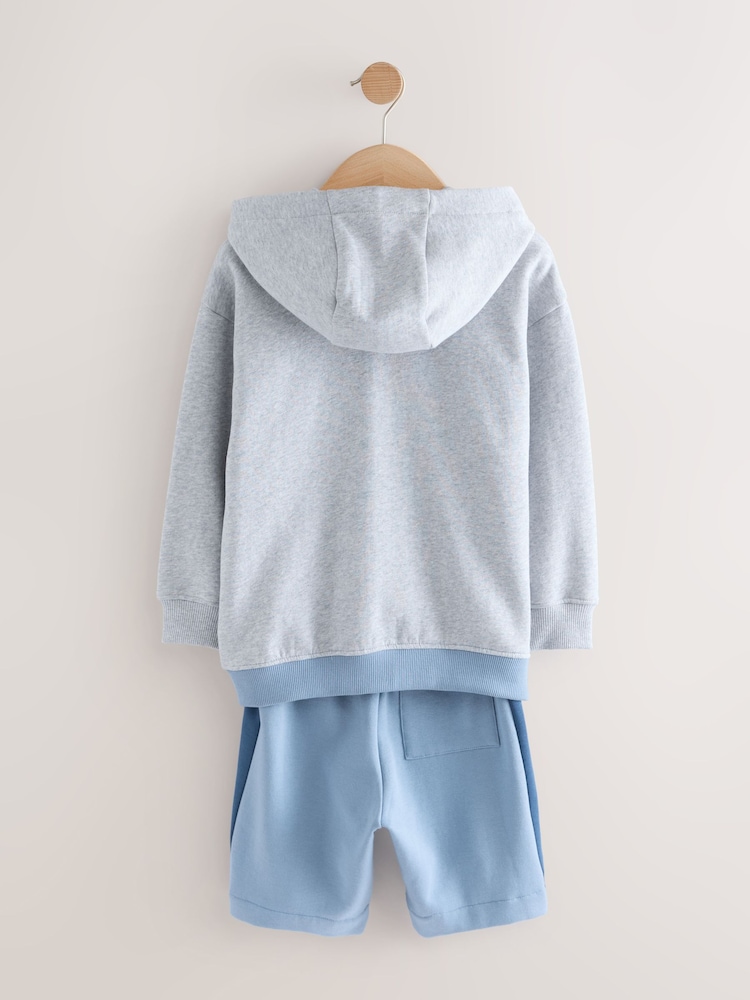 Blau - Hoodie-Set mit Reißverschluss im Colourblock-Design (3-16Jahre) - Bild 8 von 8 Blau - Hoodie-Set mit Reißverschluss im Colourblock-Design (3-16Jahre) - Bild 8 von 8