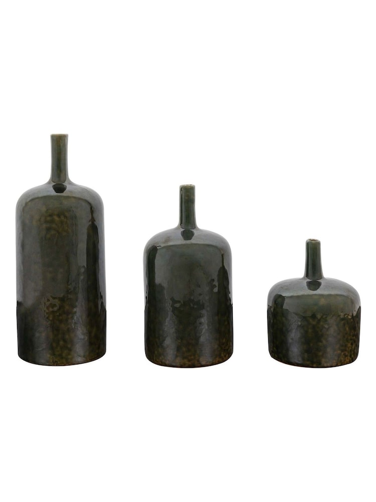 Gallery Home Set of 3 Green Khalid Ornaments - Image 1 of 1