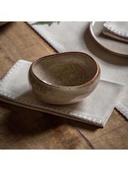 Gallery Home Set of 4 Oatmeal Speckle Glaze Bowls - Image 1 of 3