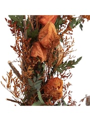 Gallery Home Orange Dry Flower Wreath - Image 5 of 6