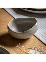 Gallery Home Set of 4 Dove Grey Pebble Glaze Bowls - Image 2 of 4