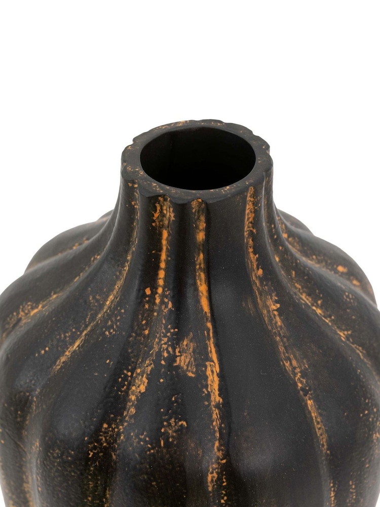Gallery Home Set of 2 Black Bode Vases - Image 2 of 3