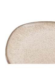 Gallery Home Set of 4 Oatmeal Speckle Glaze Side Plates - Image 4 of 5