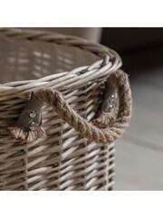Gallery Home Set of 2 Natural Frankie Square Baskets - Image 2 of 3