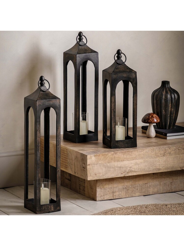 Gallery Home Black Bode Lantern - Image 1 of 6