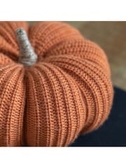 Gallery Home Rust Knitted Ornaments Pumpkin 18 cm - Image 3 of 4