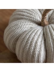 Gallery Home Cream Knitted Ornaments Pumpkin 18 cm - Image 2 of 4