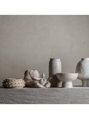 Gallery Home Cream Lady Cement Decoration 25cm - Image 3 of 5