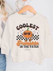 Koko Blossom Cream Coolest Halloween Pumpkin Patch Sweatshirt - Image 1 of 4