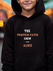 Koko Blossom Halloween Pumpkin Patch Crew Black Hoodie - Image 1 of 4