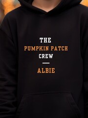 Koko Blossom Halloween Pumpkin Patch Crew Black Hoodie - Image 3 of 4