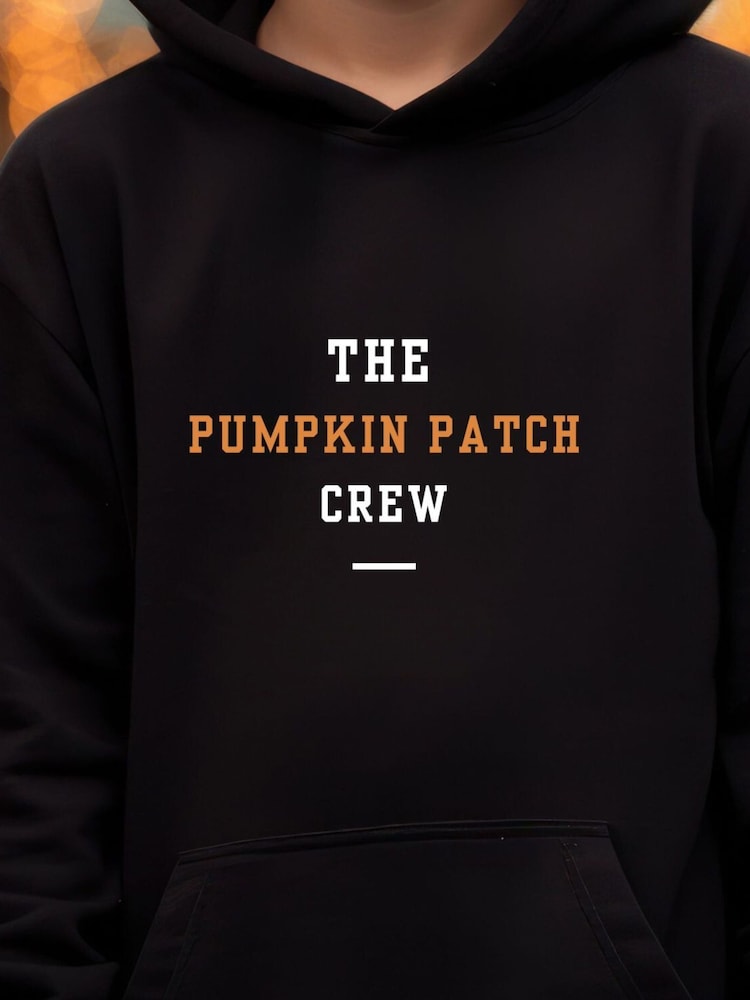 Koko Blossom Halloween Pumpkin Patch Crew Black Hoodie - Image 4 of 4