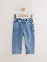 Light Wash Tie Waist Jeans (3mths-7yrs) - Image 5 of 8