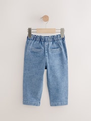 Light Wash Tie Waist Jeans (3mths-7yrs) - Image 6 of 8