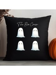 Personalised Halloween Ghost 100% Cotton Cushion by Koko Blossom - Image 2 of 4