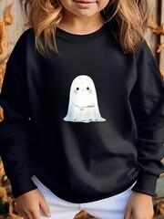 Koko Blossom Personalised Halloween Ghost Sweatshirt - Image 3 of 3