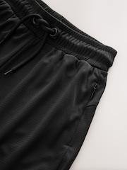 Black Textured Sport Shorts (3-16yrs) - Image 3 of 5