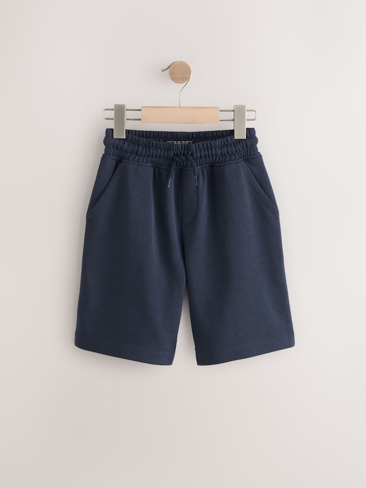 Blue Dark Navy Loose Fit Basic Shorts (3-16yrs) - Image 1 of 4