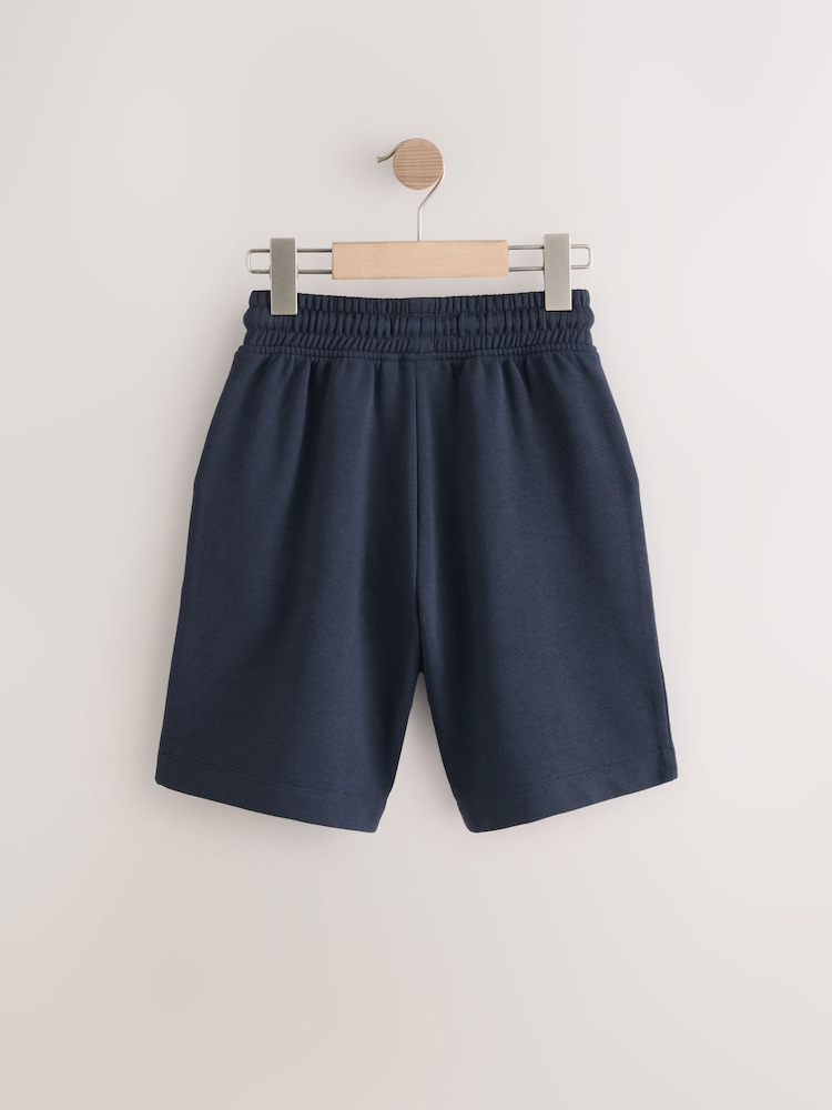 Blue Dark Navy Loose Fit Basic Shorts (3-16yrs) - Image 2 of 4