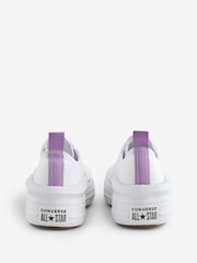 Converse White Chuck Taylor All Star Move Platform Trainers - Image 6 of 9