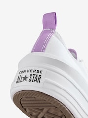 Converse White Chuck Taylor All Star Move Platform Trainers - Image 8 of 9