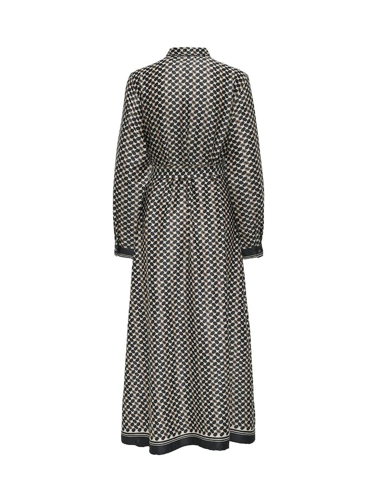 ONLY Black Belted Midaxi Skirt Dress - Image 2 of 2
