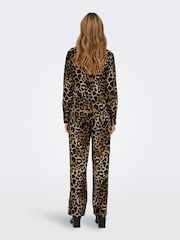 ONLY Animal Leopard Print Long Sleeve Shirt - Image 3 of 7