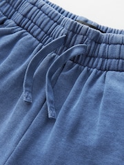 Blue Washed Subscribe 100% Cotton Shorts (3-16yrs) - Image 5 of 5
