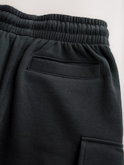 Black Cargo Jersey Shorts (3-16yrs) - Image 4 of 4