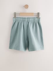Green Washed Subscribe 100% Cotton Shorts (3-16yrs) - Image 2 of 5