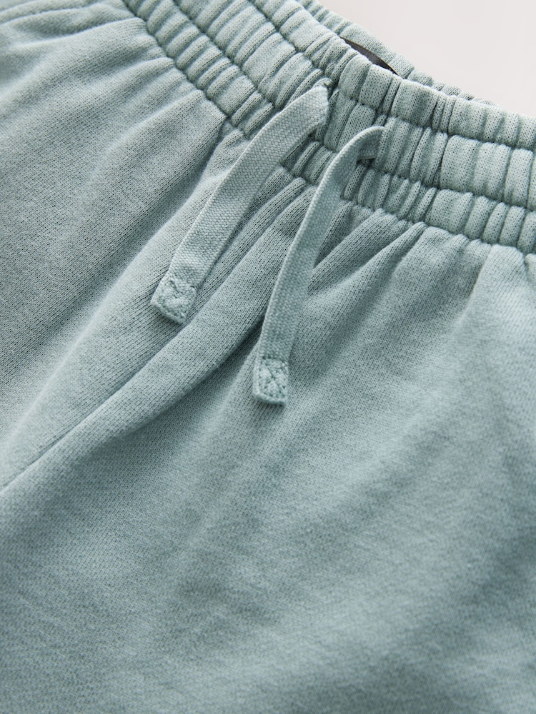 Green Washed Subscribe 100% Cotton Shorts (3-16yrs) - Image 5 of 5