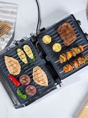 Salter Silver Large Electric Health Grill - Image 3 of 6