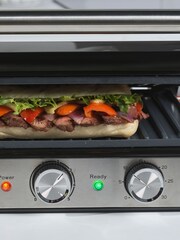 Salter Silver Large Electric Health Grill - Image 4 of 6