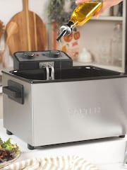 Salter Silver Deep Fat Fryer - Image 4 of 6