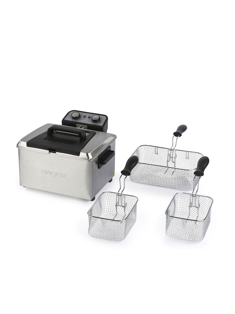 Salter Silver Deep Fat Fryer - Image 6 of 6